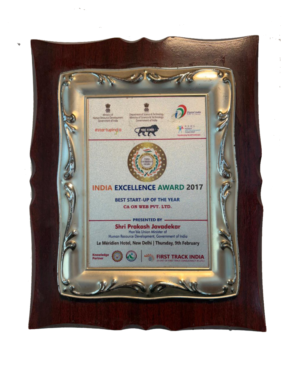 India Excellence Award 2017 - Best Startup